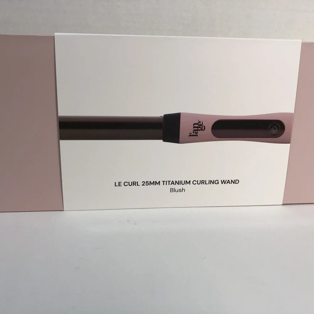 NIB Sealed L'ange Le Curl 25mm‎ Titanium Curling Wand - Blush